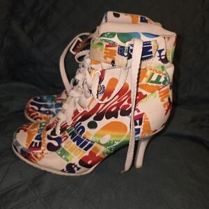Colorful High-Top Women's Shoes